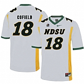 North Dakota State Bison 18 Adam Cofield White College Football Jersey Dzhi,baseball caps,new era cap wholesale,wholesale hats